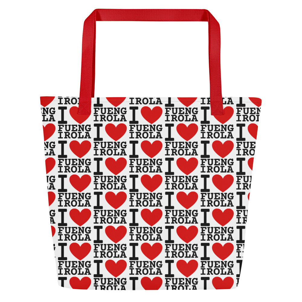Large Tote Bag I Love Fuengirola