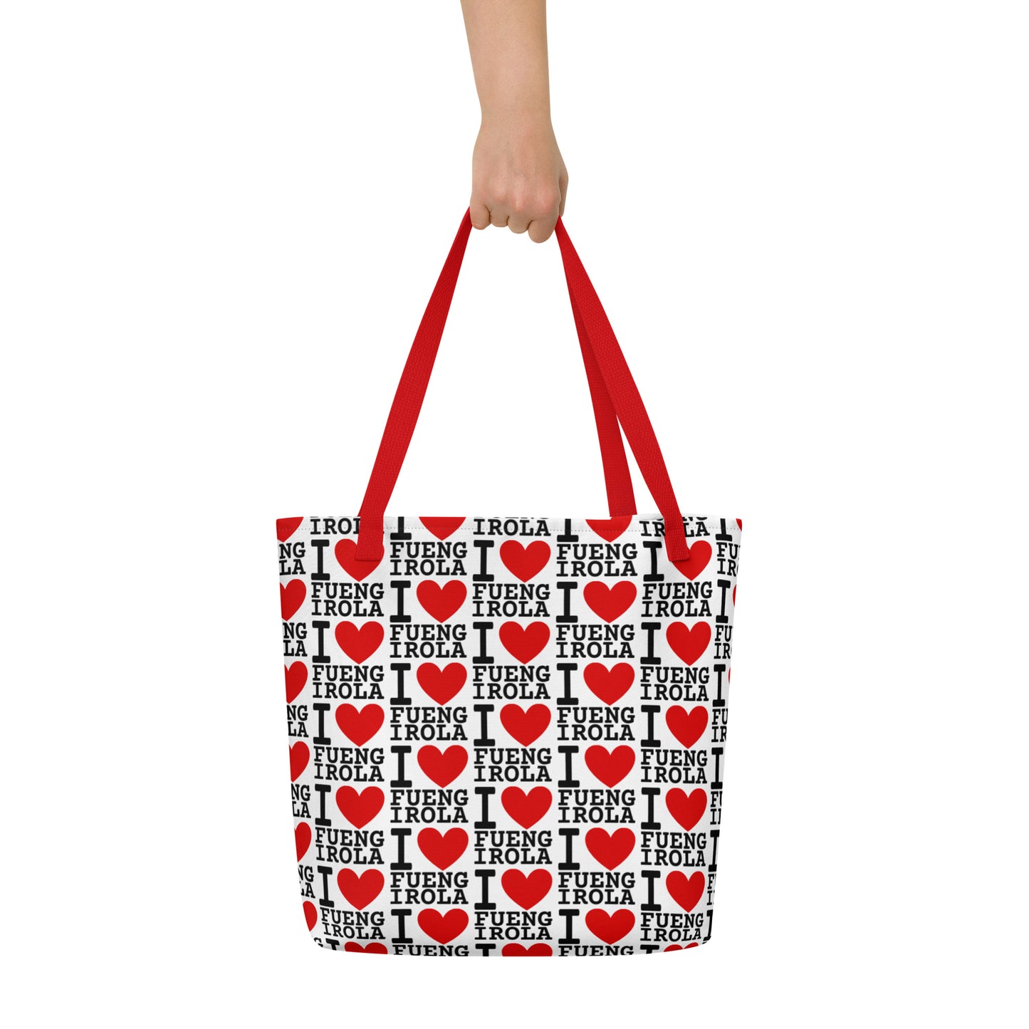 Large Tote Bag I Love Fuengirola