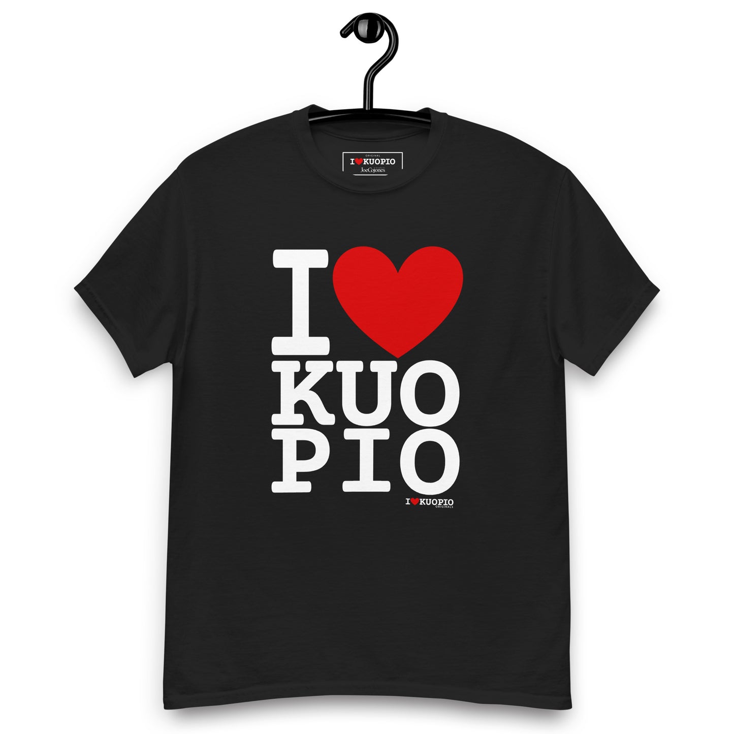I Love Kuopio T-paita (musta)