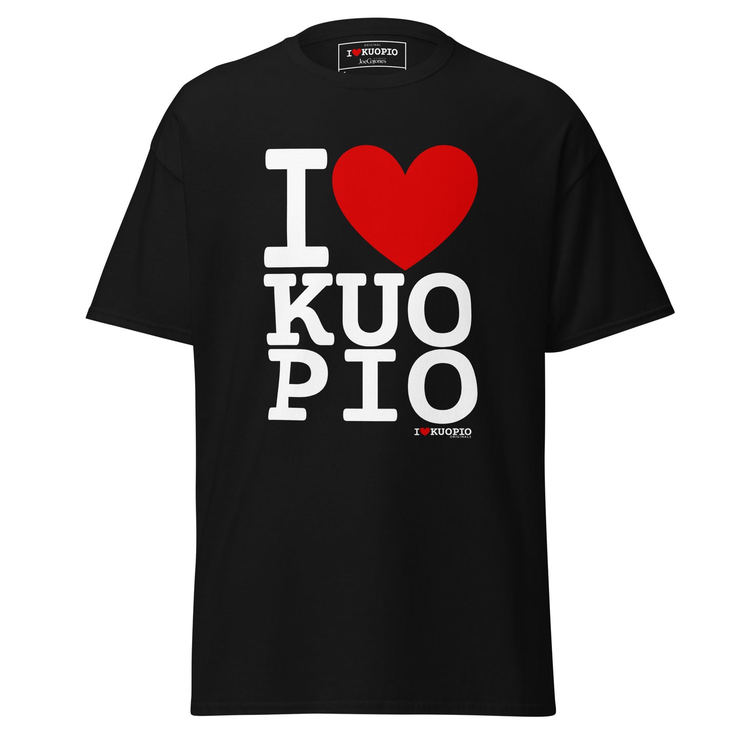 I Love Kuopio T-paita (musta)