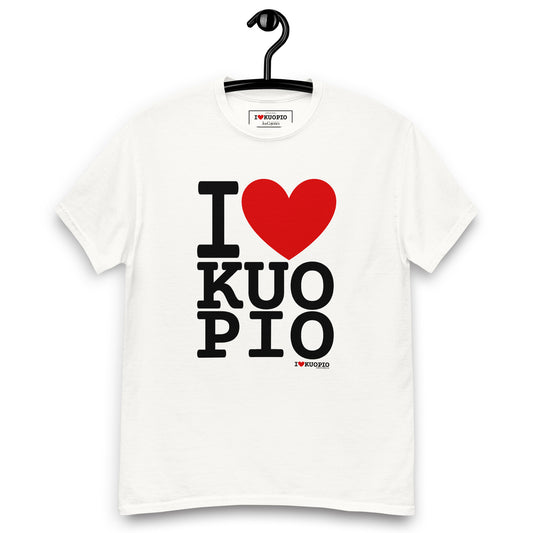 I Love Kuopio T-paita (valkoinen)