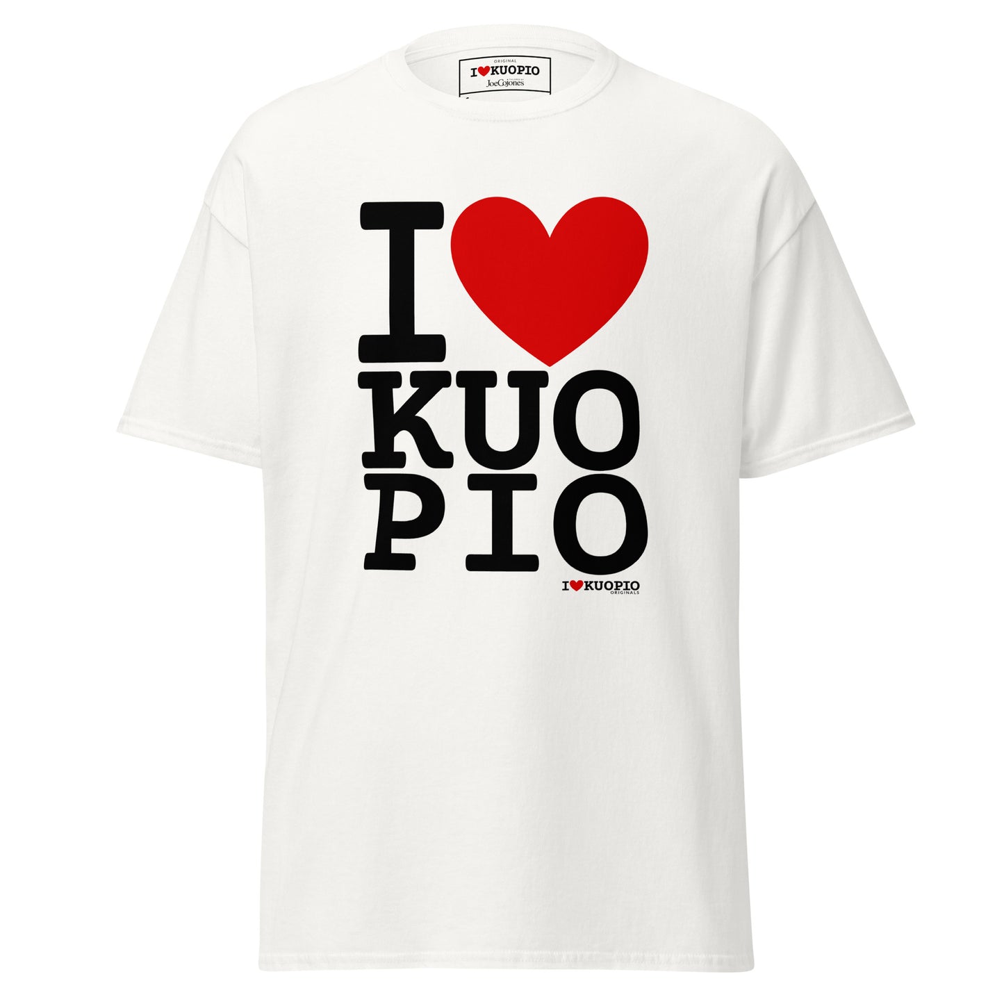 I Love Kuopio T-paita (valkoinen)